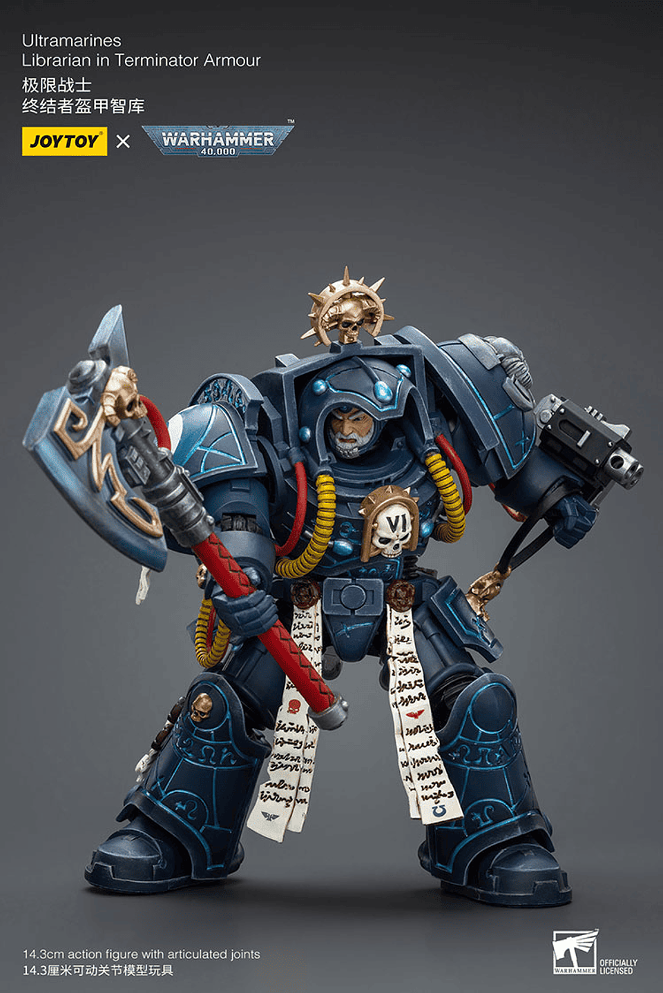 Ultramarines Bibliotecario con Armadura de Exterminador 9