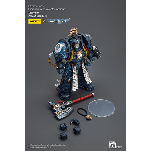 Ultramarines Bibliotecario con Armadura de Exterminador 10