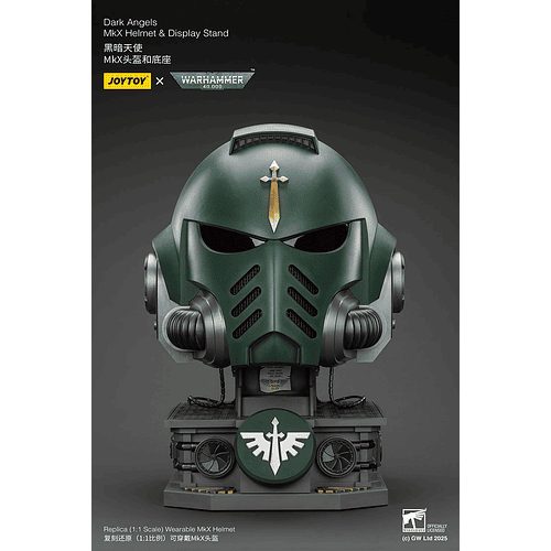 Dark Angels Casco MkX y Soporte de Exhibición 2