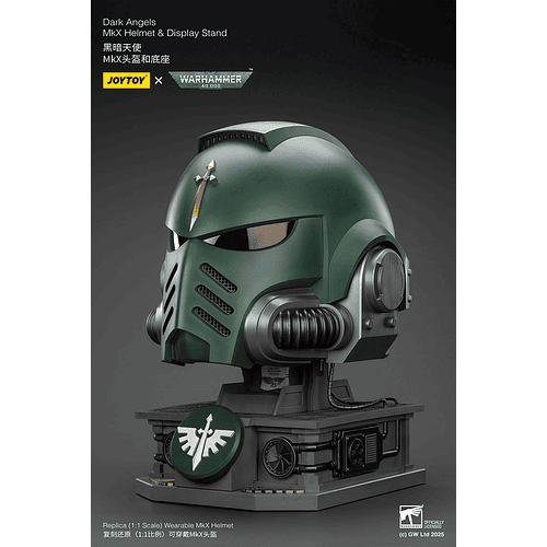 Dark Angels Casco MkX y Soporte de Exhibición 5