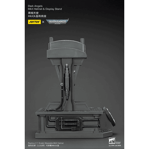 Dark Angels Casco MkX y Soporte de Exhibición 13