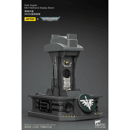 Dark Angels Casco MkX y Soporte de Exhibición 14
