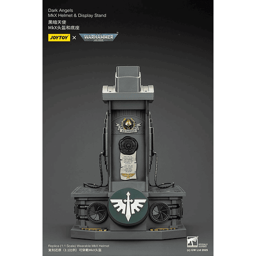 Dark Angels Casco MkX y Soporte de Exhibición 15