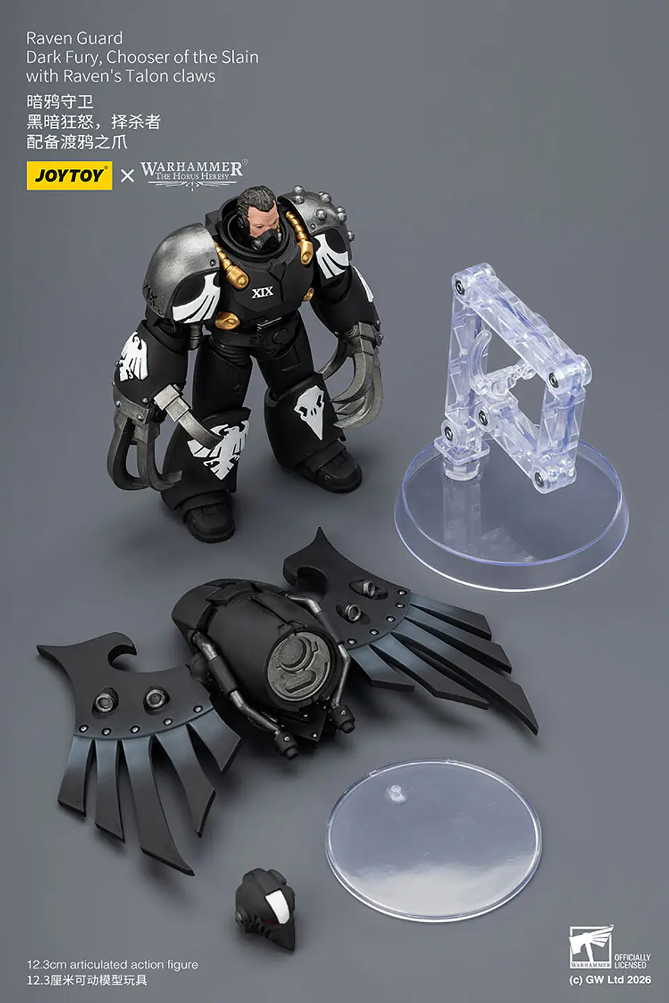 Raven Guard Furia Oscura, Elegidor de los Caídos con garras de Garra de Cuervo 2