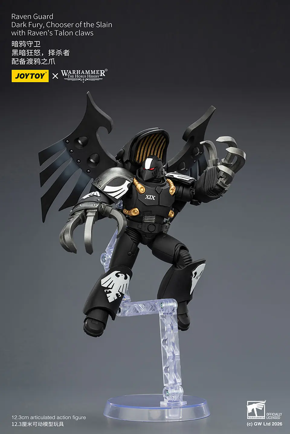 Raven Guard Furia Oscura, Elegidor de los Caídos con garras de Garra de Cuervo 4