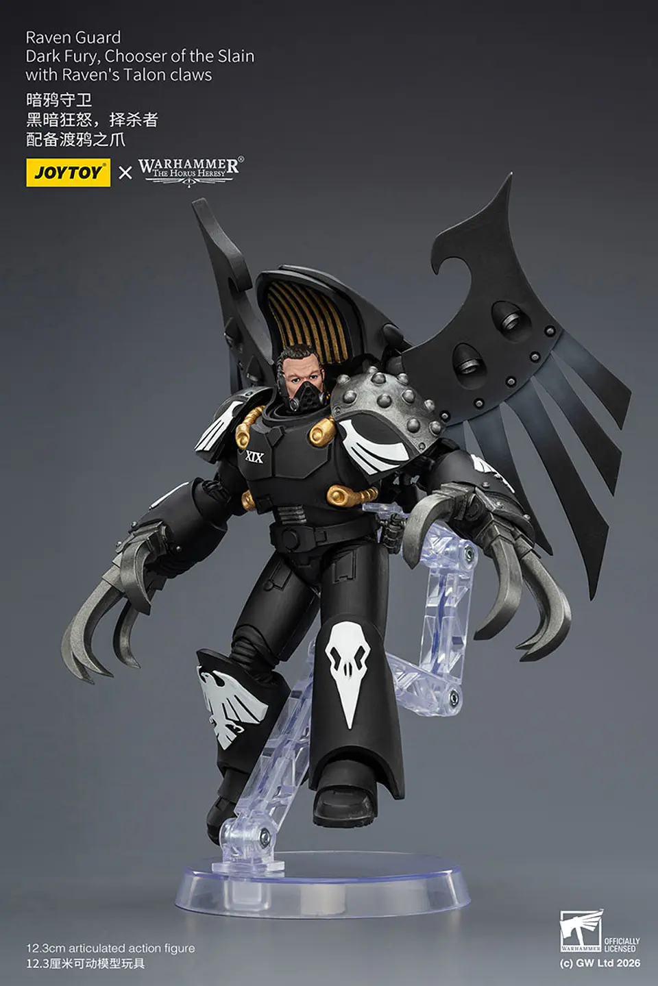 Raven Guard Furia Oscura, Elegidor de los Caídos con garras de Garra de Cuervo 5