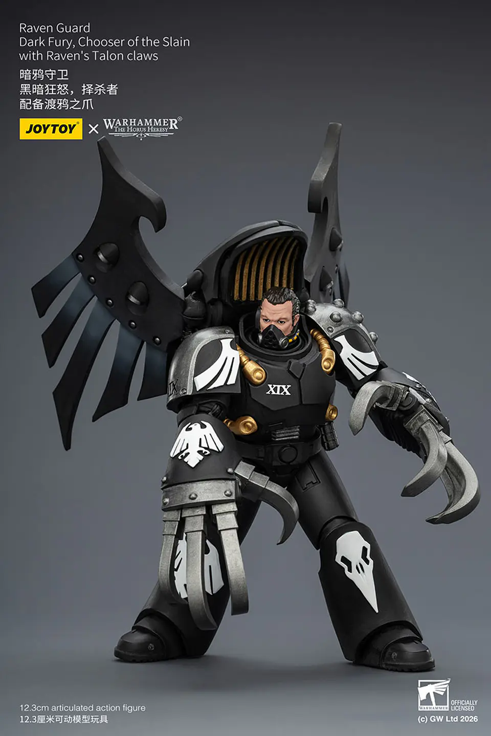 Raven Guard Furia Oscura, Elegidor de los Caídos con garras de Garra de Cuervo 6