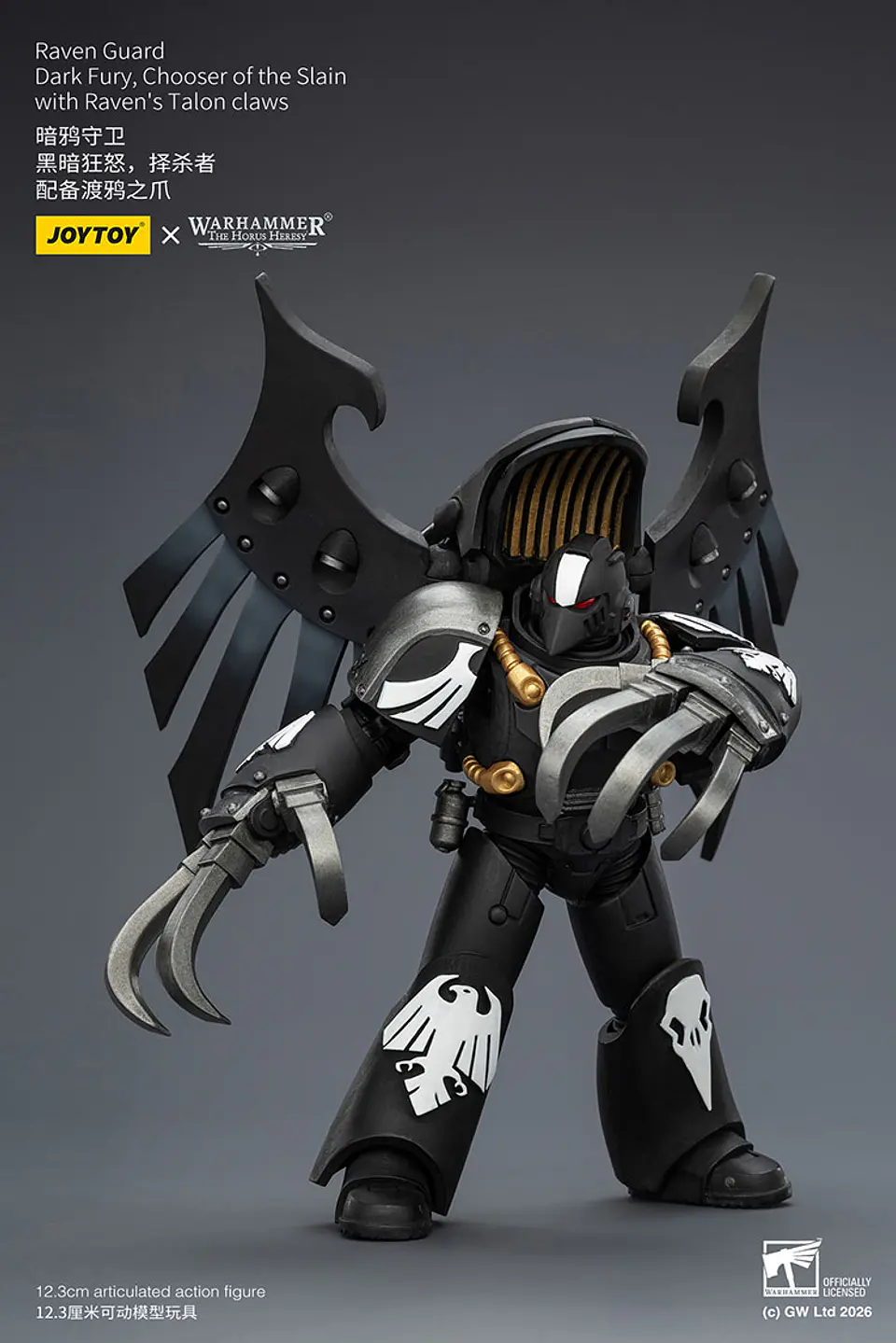 Raven Guard Furia Oscura, Elegidor de los Caídos con garras de Garra de Cuervo 7