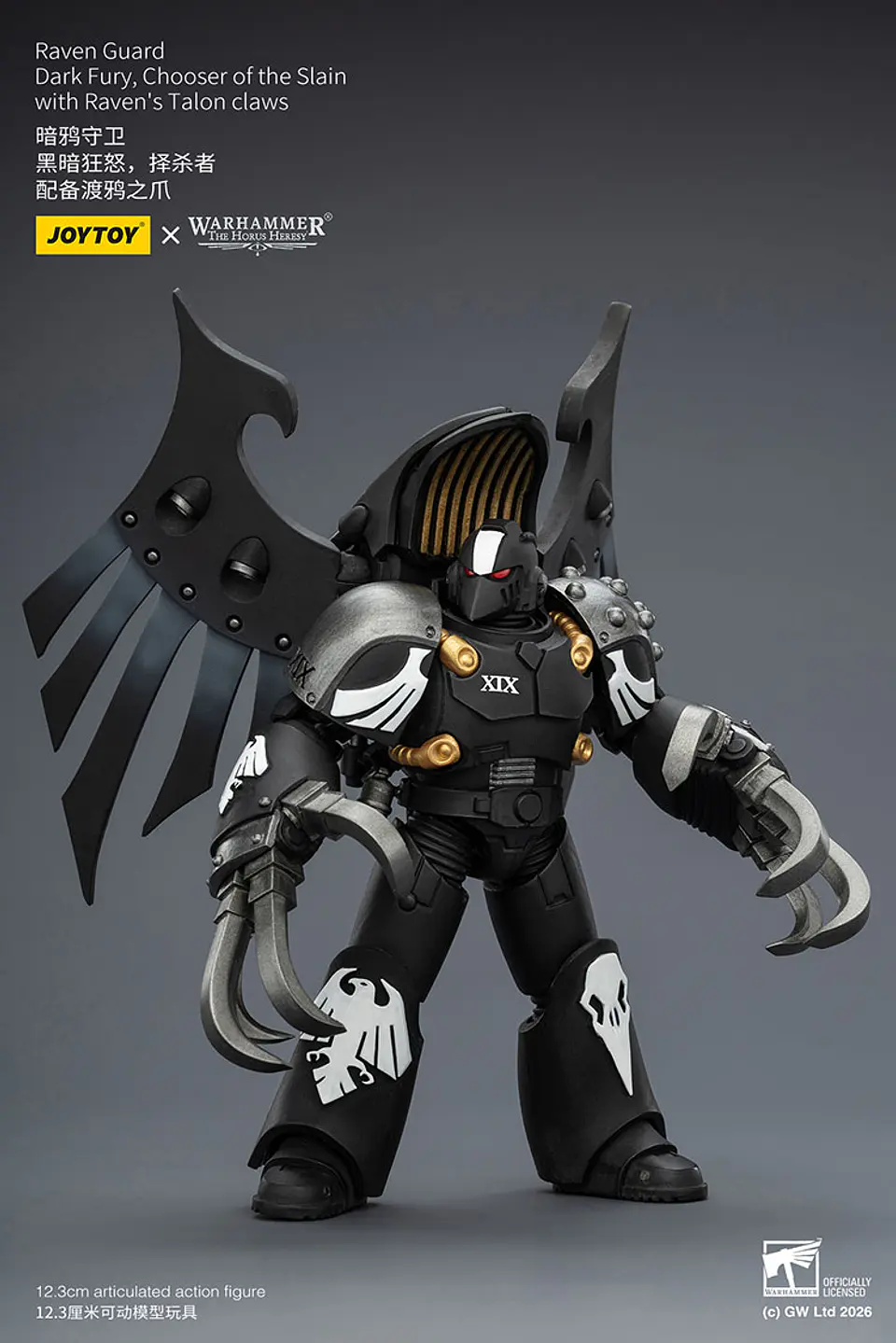 Raven Guard Furia Oscura, Elegidor de los Caídos con garras de Garra de Cuervo 10