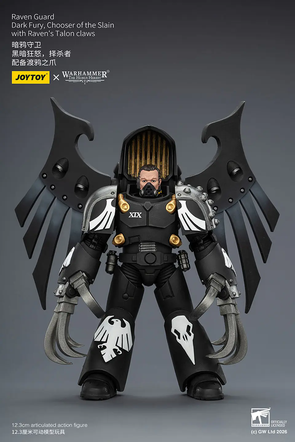 Raven Guard Furia Oscura, Elegidor de los Caídos con garras de Garra de Cuervo 11