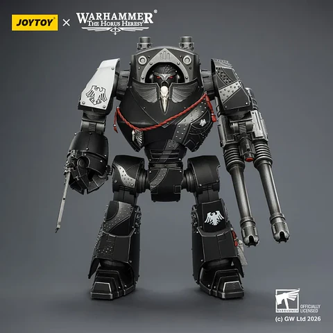 Raven Guard Dreadnought Contemptor con Cañón Automático Gravis y Puño Sierra