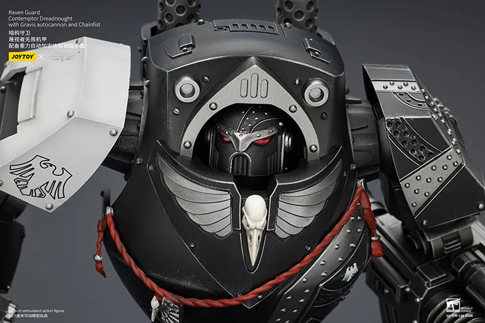 Raven Guard Dreadnought Contemptor con Cañón Automático Gravis y Puño Sierra 4