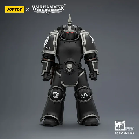 Raven Guard Legionario táctico MK III con bólter y pistola bólter