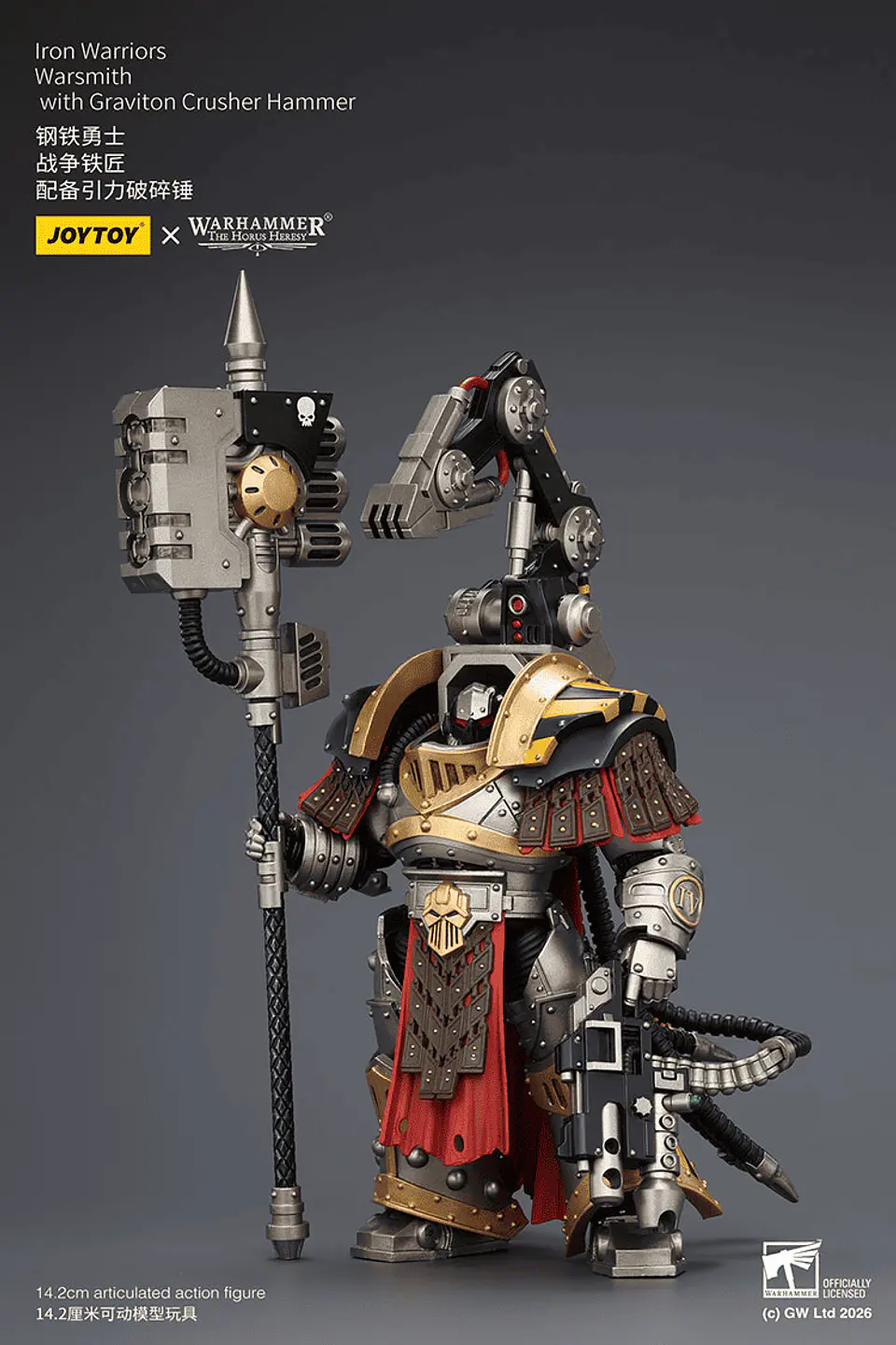 Iron Warriors Herrero de Guerra con Martillo Triturador de Gravitones 3