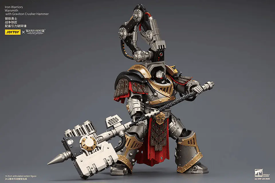 Iron Warriors Herrero de Guerra con Martillo Triturador de Gravitones 5
