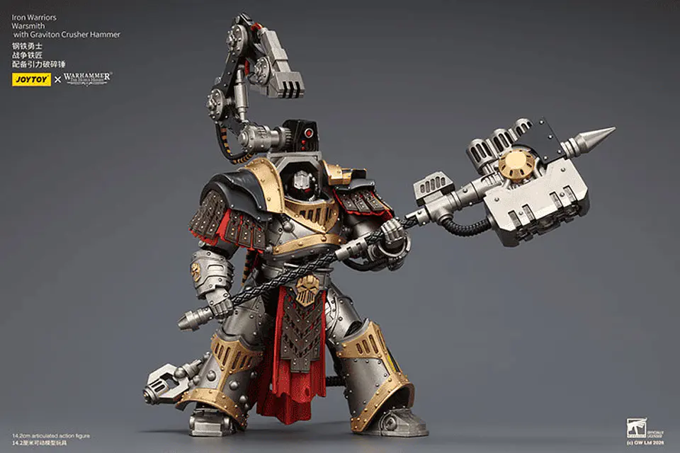 Iron Warriors Herrero de Guerra con Martillo Triturador de Gravitones 6