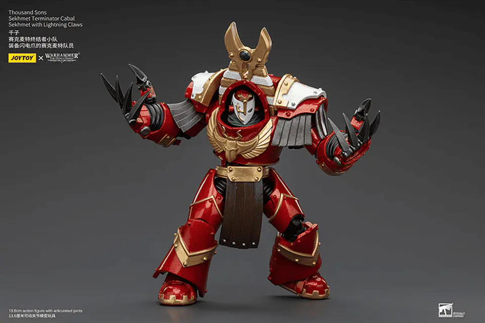 Thousand Sons Sekhmet Terminator Cabal con Garras Relámpago 6