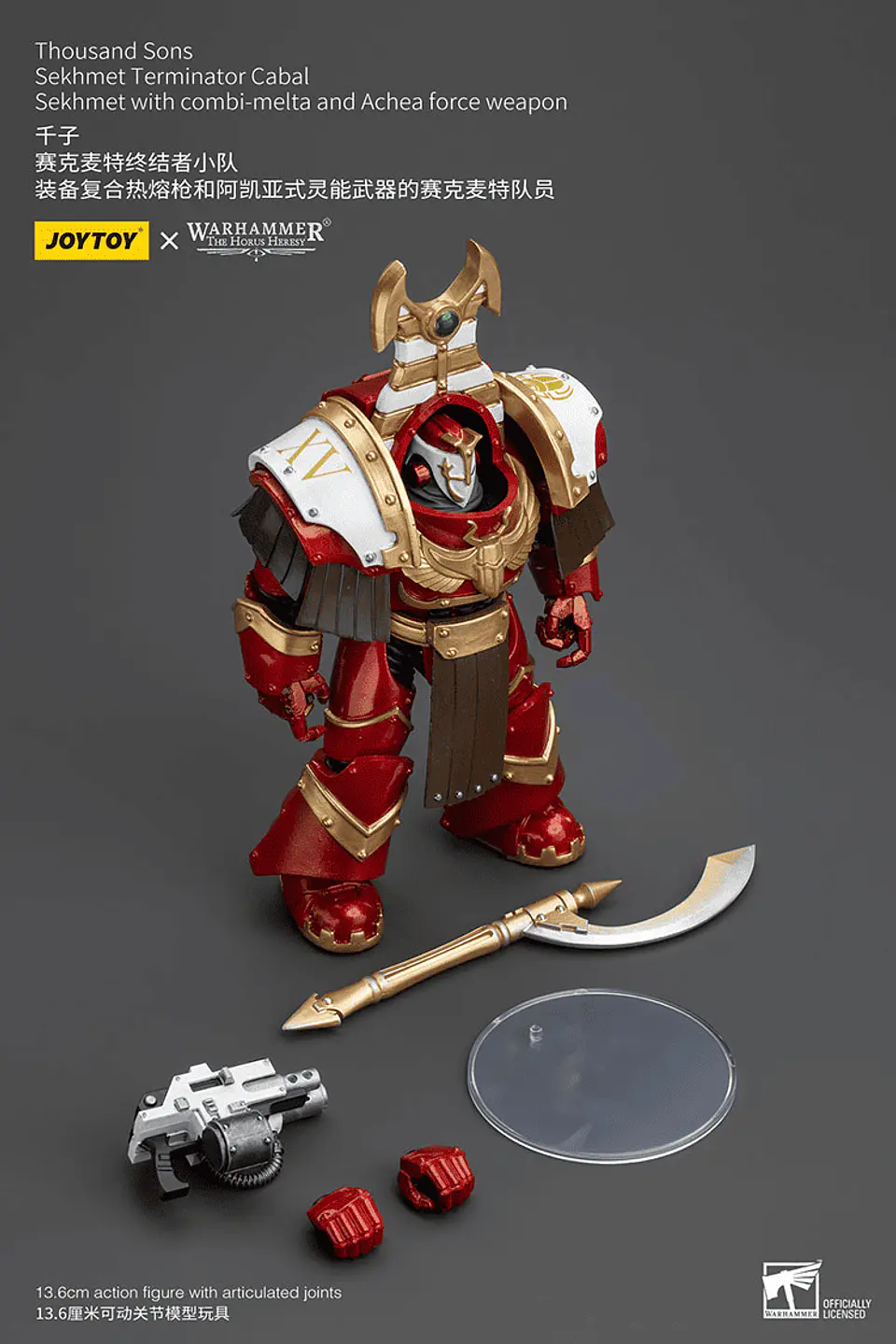 Thousand Sons Sekhmet Terminator Cabal  con combi-melta y arma fuerza Achea 7