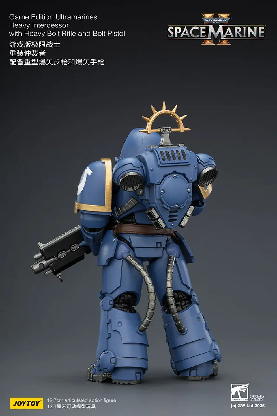 Ultramarines Intercesor Pesado Con Rifle Pesado de Perno y Pistola de Perno 4
