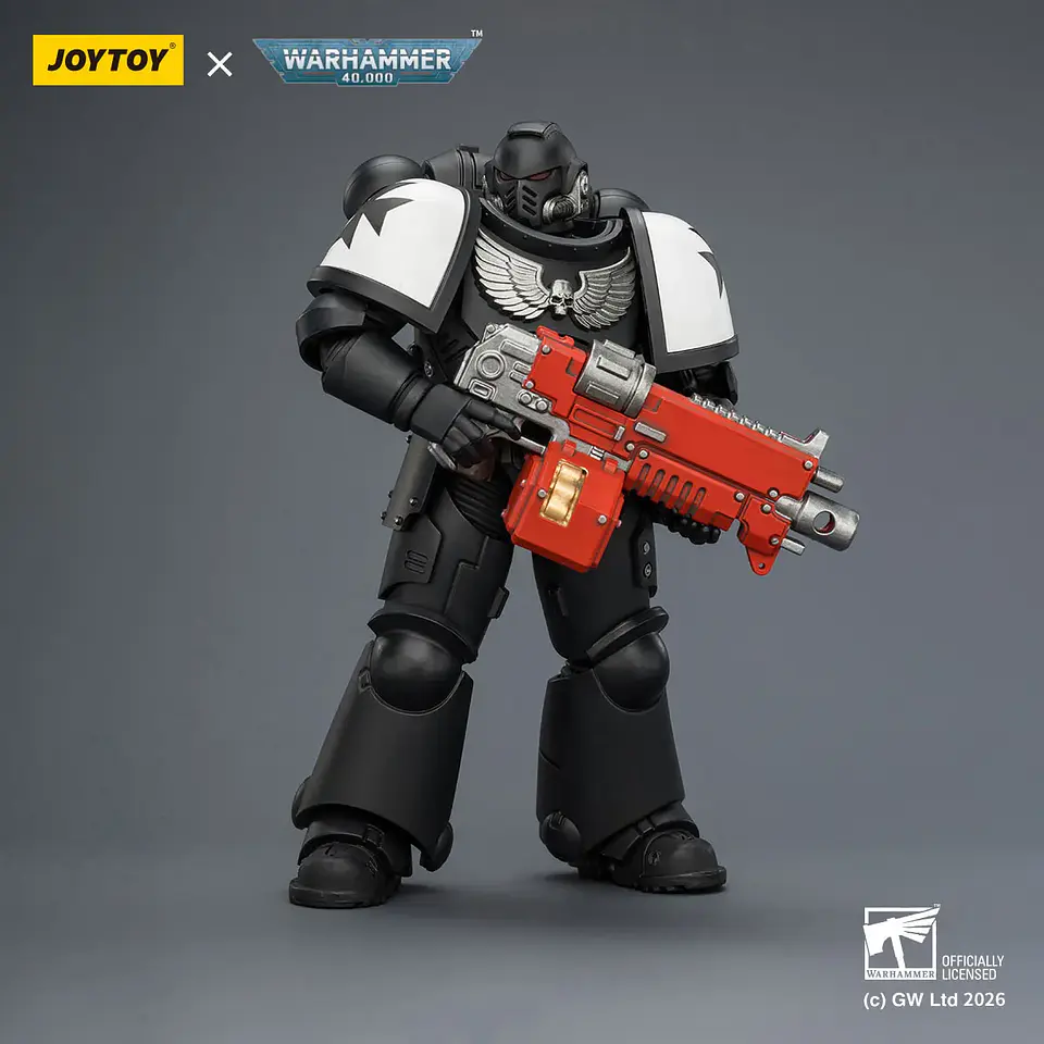 Black Templars Intercessor Con Rifle Bolt, Pistola Bolt y Chainsword 1