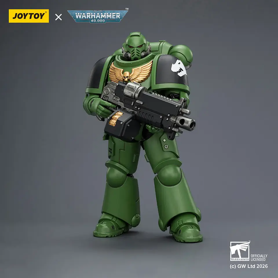 Salamanders Intercessor Con Rifle Bolt, Pistola Bolt y Chainsword 1