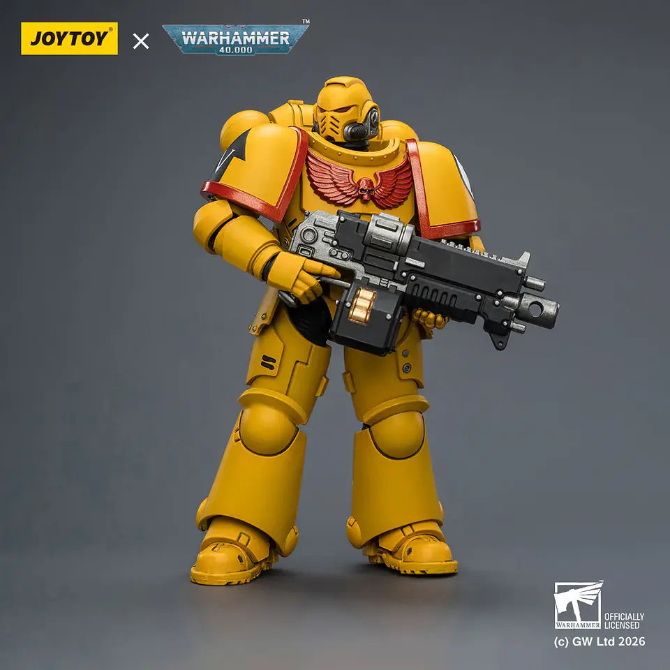Imperial Fists Intercessor Con Rifle Bolt, Pistola Bolt y Chainsword 1