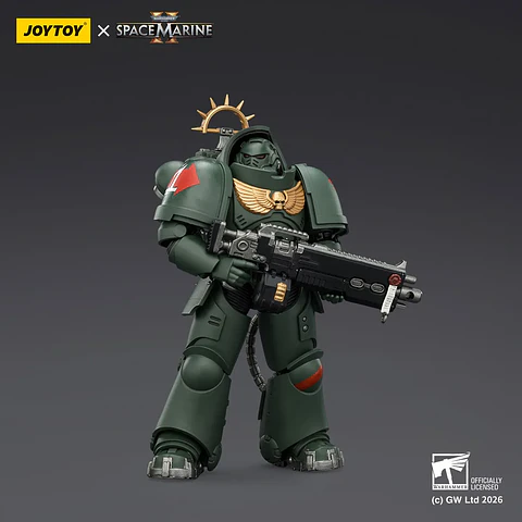 Dark Angels Intercesor Pesado Con Rifle Pesado de Perno y Pistola de Perno