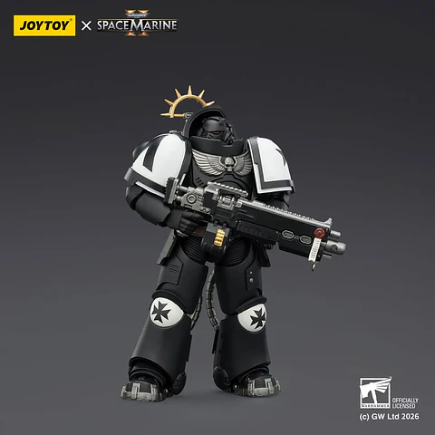 Black Templars Intercesor Pesado Con Rifle Pesado de Perno y Pistola de Perno