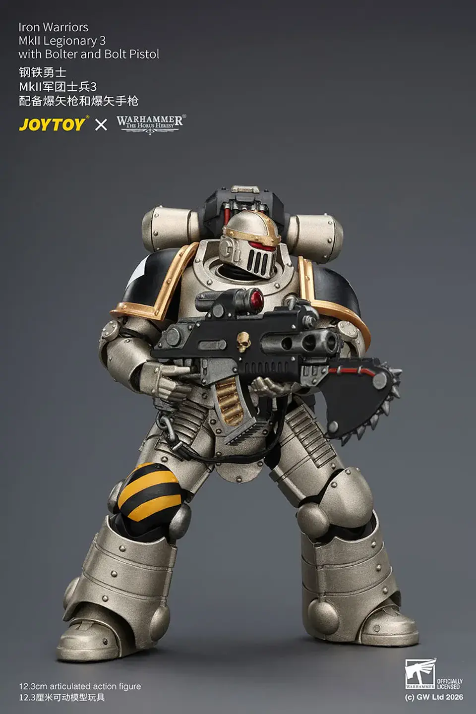 Iron Warriors Legionario MKll 3 Con bólter y pistola bólter 4