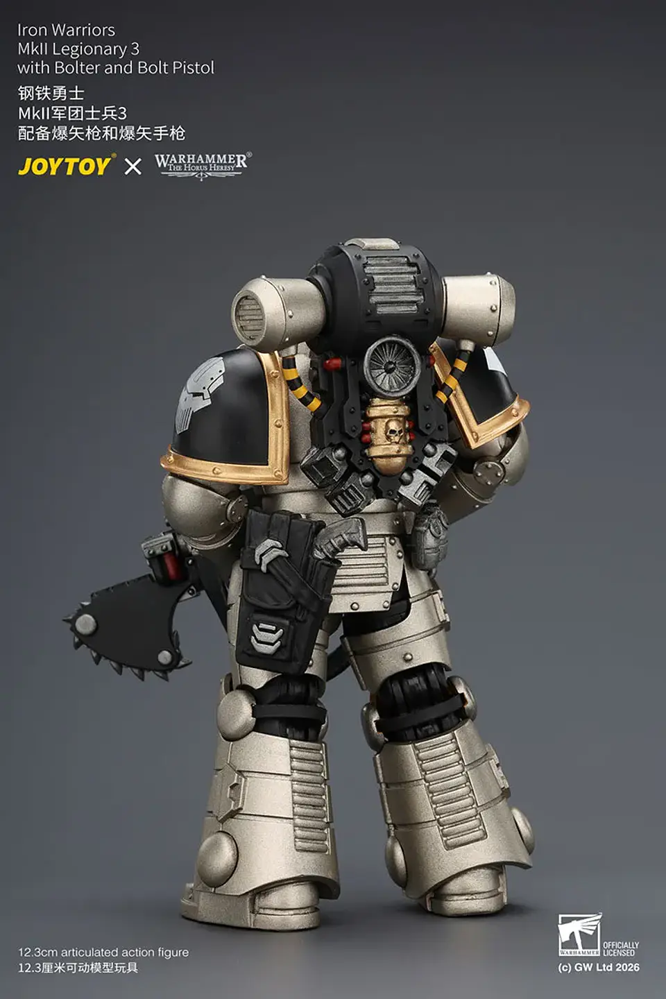 Iron Warriors Legionario MKll 3 Con bólter y pistola bólter 3