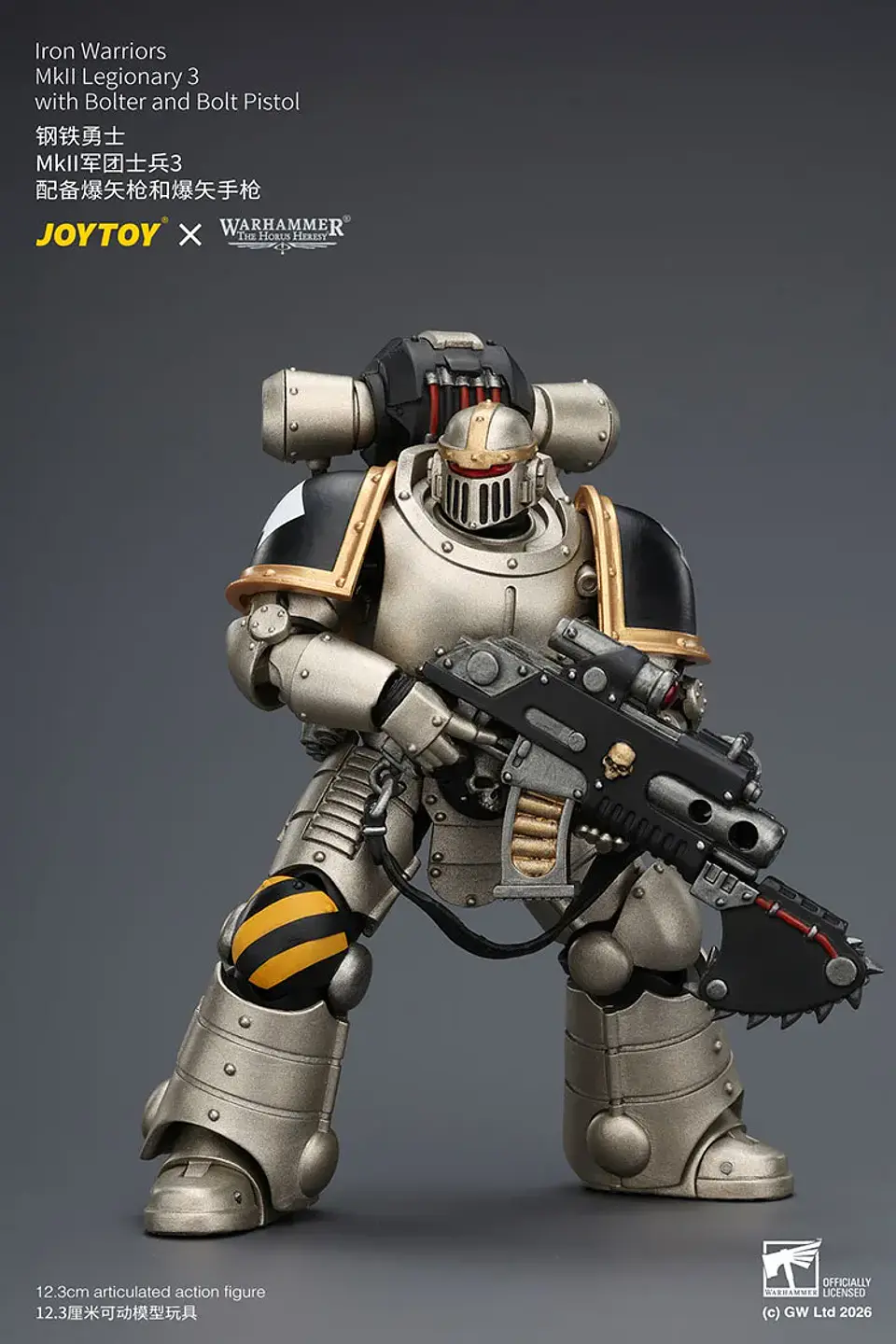 Iron Warriors Legionario MKll 3 Con bólter y pistola bólter 5