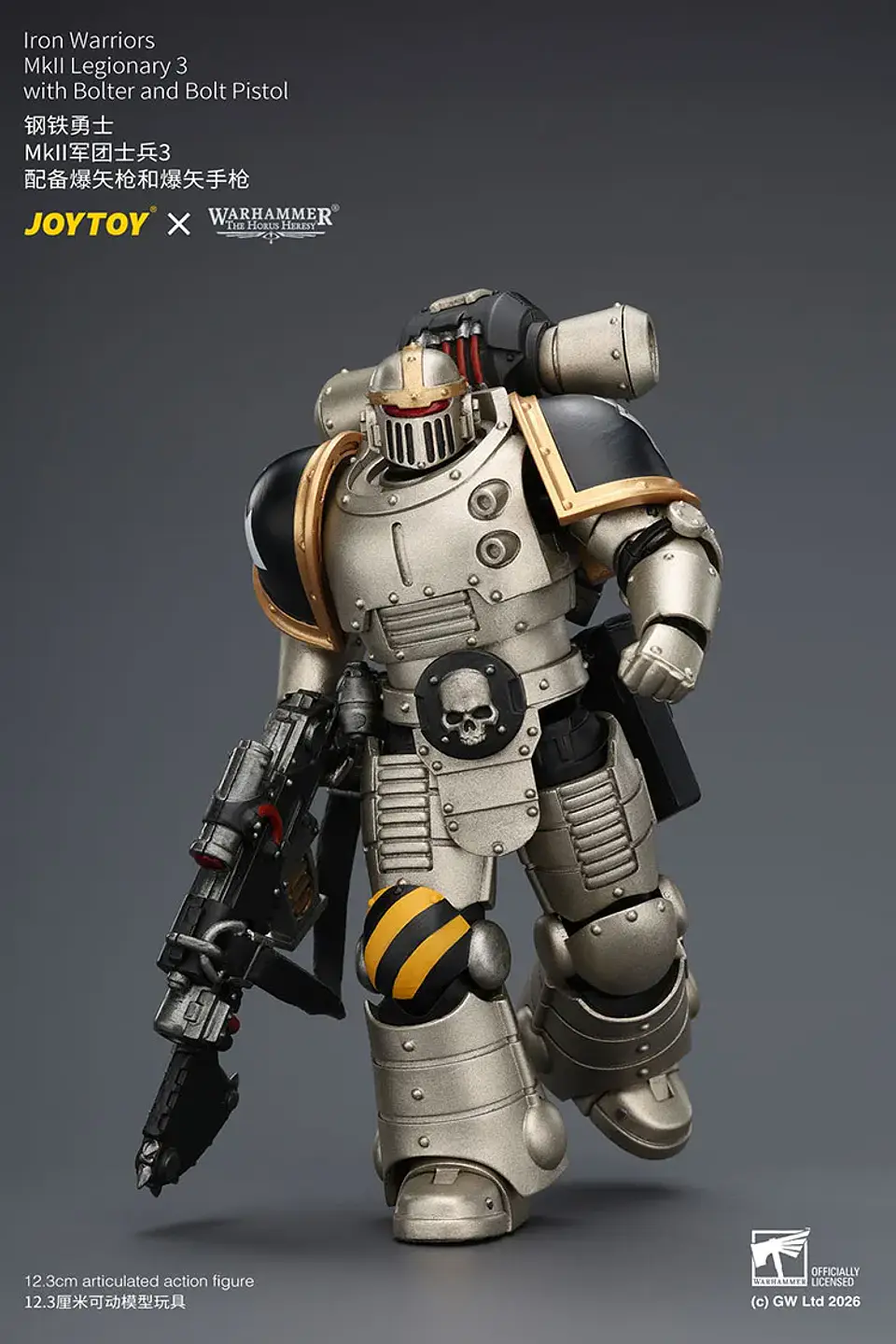 Iron Warriors Legionario MKll 3 Con bólter y pistola bólter 6