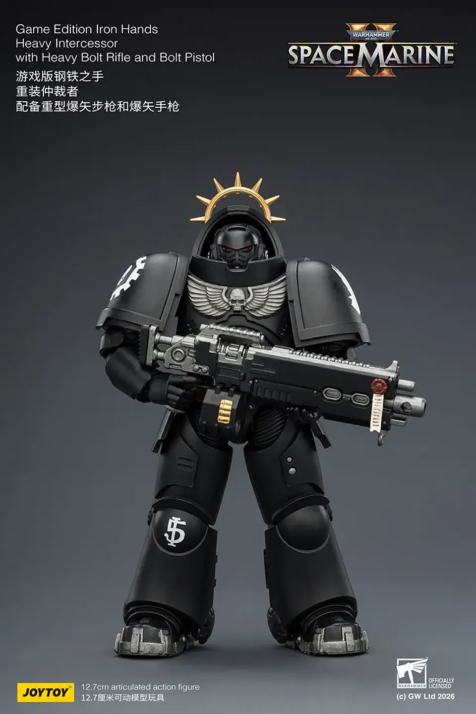 Iron Hands Intercesor Pesado Con Rifle Pesado de Perno y Pistola de Perno 2