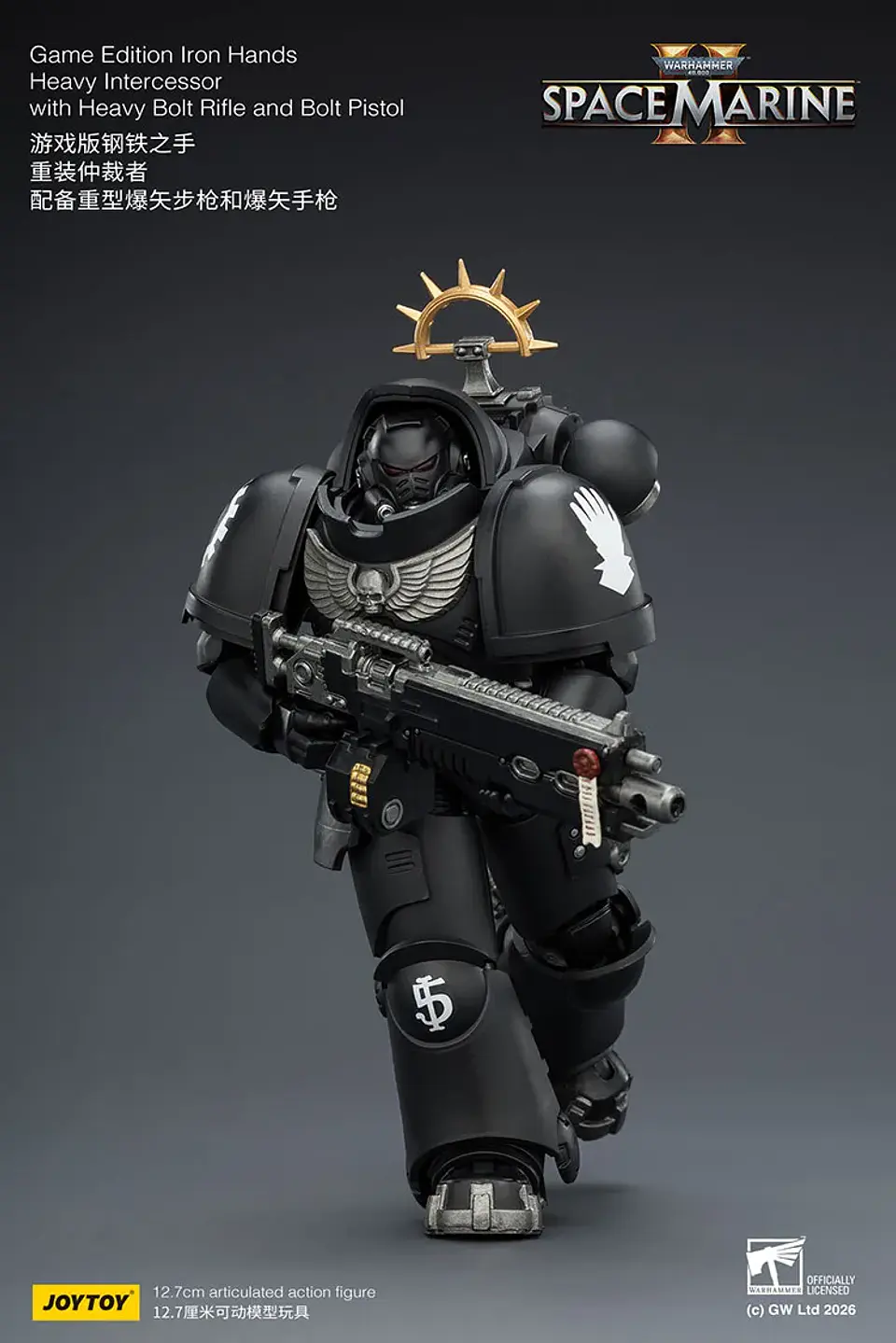 Iron Hands Intercesor Pesado Con Rifle Pesado de Perno y Pistola de Perno 5