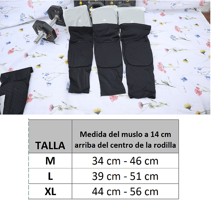 Rodillera Acolchada 2 unidades - NEGRO TALLA XL 2