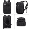 Mochila Militar Táctica 50L Multifuncional Camping - Negro 4