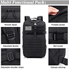 Mochila Militar Táctica 50L Multifuncional Camping - Negro 6