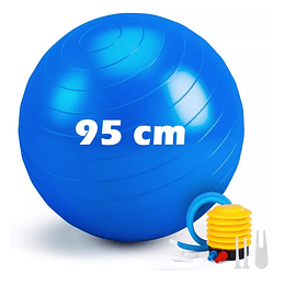 PELOTA DE YOGA  PILATES 95 CM + INFLADOR GRATIS