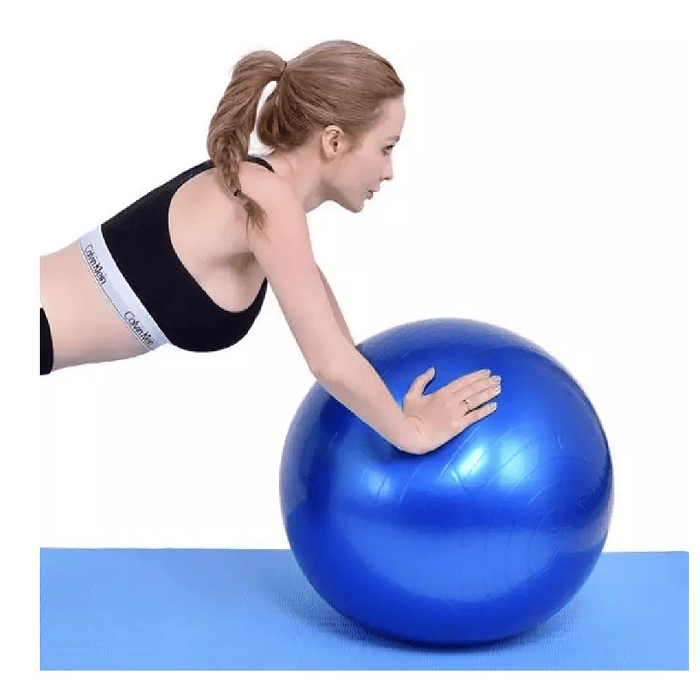 PELOTA DE YOGA PILATES 75 CM + INFLADOR GRATIS 3