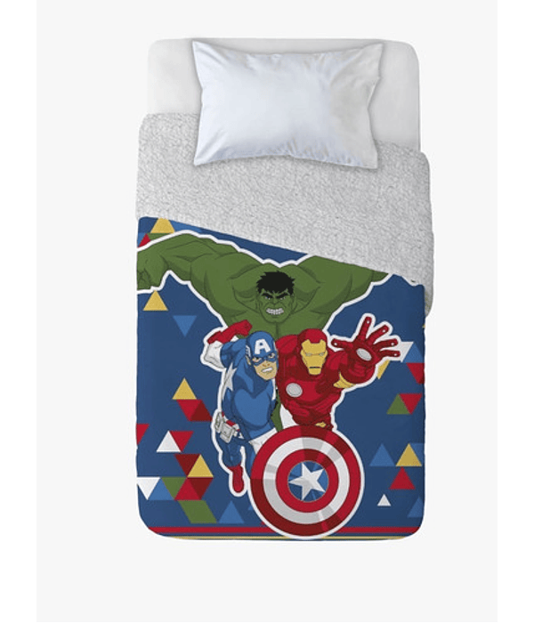 Frazada Sherpa Termica Chiporro Avengers 150x200 / Jp Ideas