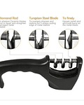 Afilador Cuchillos Tijeras Navajas 3 Etapas Manual/ Jp Ideas