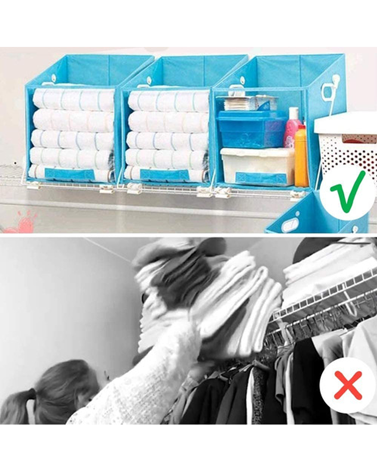 Organizador Armario Montado Plegable Closet Caddy / Jp Ideas