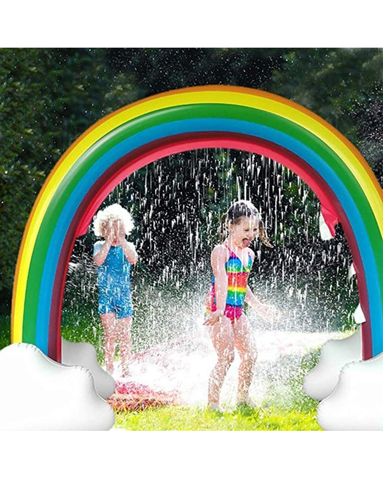 Arco Iris Nubes Inflable Rociador Niño Niña 310 / Jp Ideas