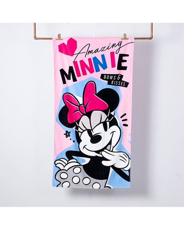 Toalla Playa Piscina Algodon Minnie Mouse Amazing / Jp Ideas