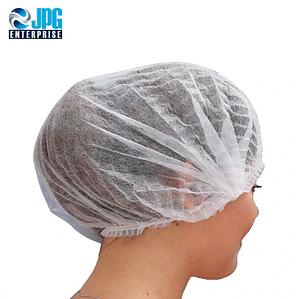 Gorro Desechable Tipo Oruga Blanco