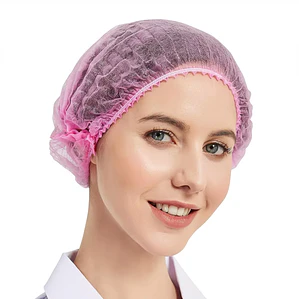 Gorro Desechable Tipo Oruga Rosado