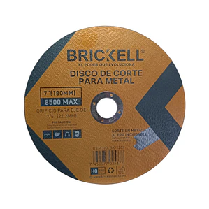 Disco 7 Pulgadas para Corte De Metal x 10 Uds
