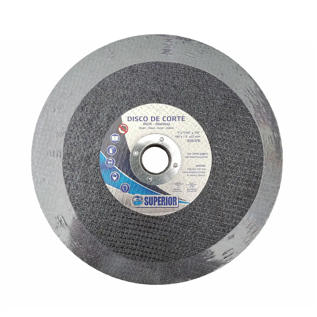 Disco Superior 7 Pulgadas Para Corte De Metal  2