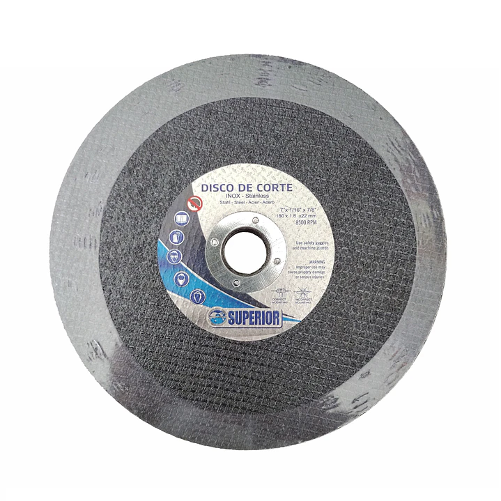 Disco Superior 7 Pulgadas Para Corte De Metal  2