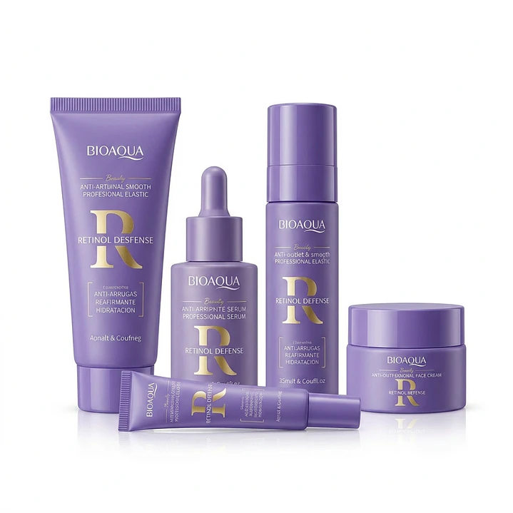 Kit Facial Retinol x 5 Productos Bioaqua 5